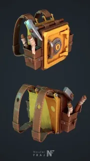 次世代欧美卡通道具背包