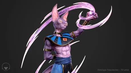 Beerus the God of Destruction - Fan Art