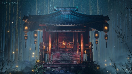 Japanese inspired Shrine - Unreal Engine 5 Environment