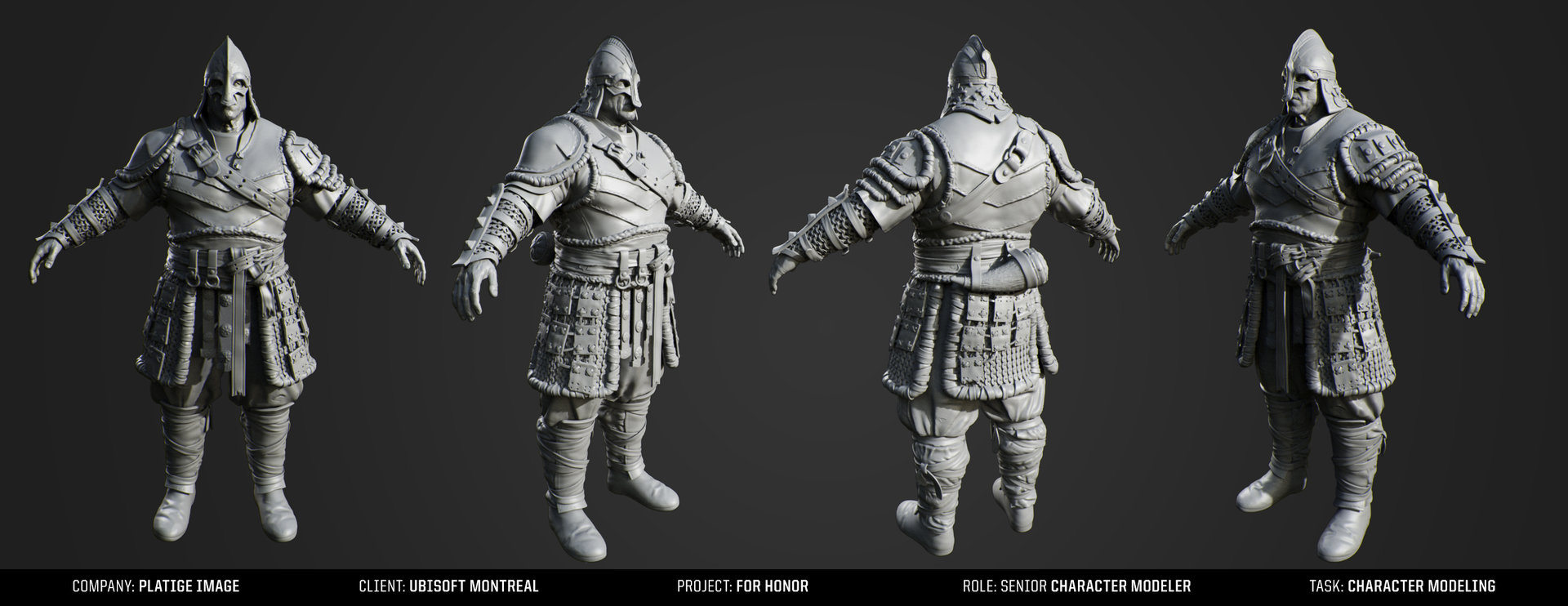 Character Models for a Cinematic 'For Honor', Tomasz Wrobel(1).jpg