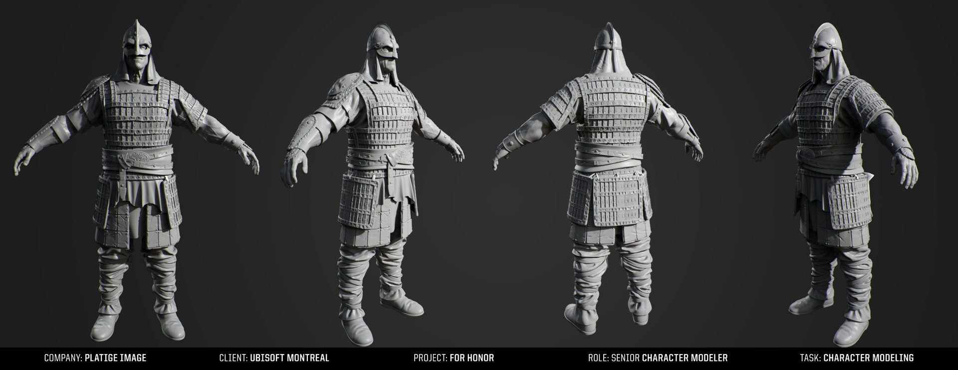 Character Models for a Cinematic 'For Honor', Tomasz Wrobel(2).jpg