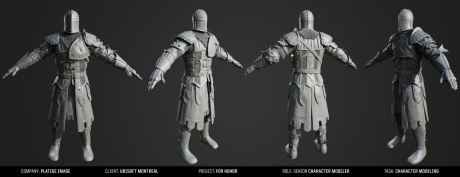 Character Models for a Cinematic 'For Honor', Tomasz Wrobel(5).jpg