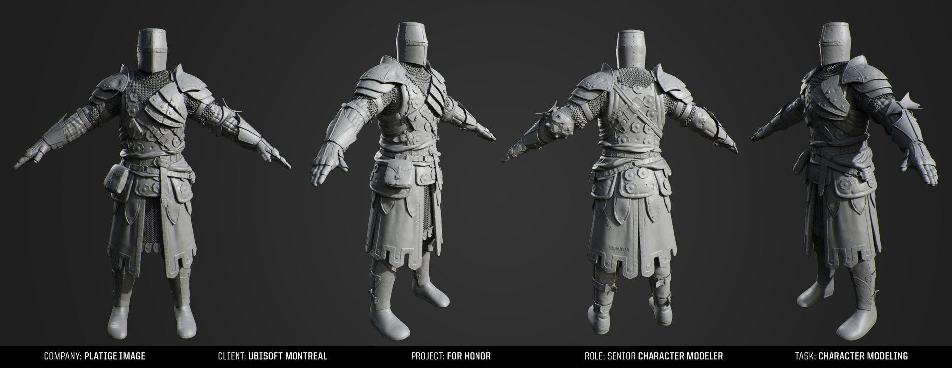 Character Models for a Cinematic 'For Honor', Tomasz Wrobel(4).jpg