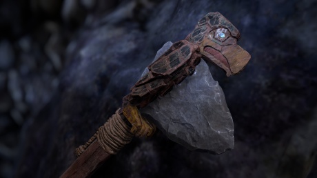 Prop: Carved Tomahawk