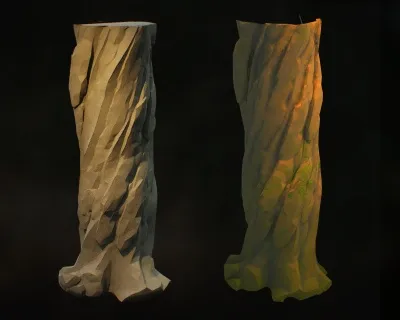 Stylized Tree [Houdini - Substance Painter]