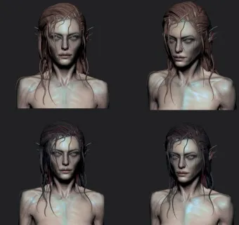 Mermaid - Timelapse [ Zbursh ]