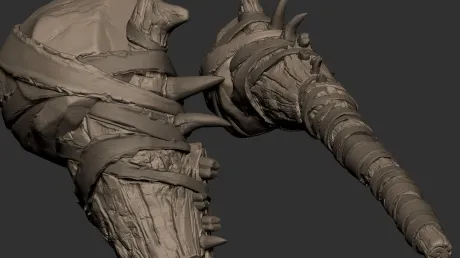 Old Wooden Club - Troll Weapon