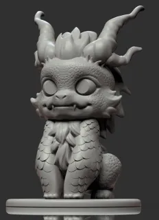 3D打印小龙模型