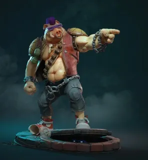 Teenage Mutant Ninja Turtles - Bebop (Fan art) 21